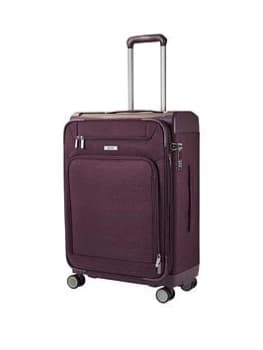 Rock Luggage Parker BX86904 8 Wheel Medium Purple Suitcase