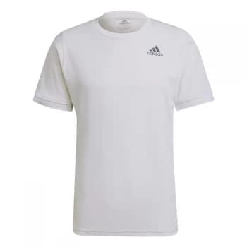 adidas Tennis Freelift T-Shirt Mens - White / Black