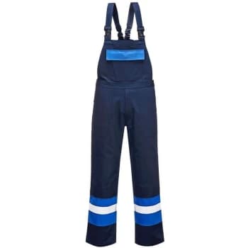 Portwest - FR57NRRS - sz S Bizflame Plus Bib and Brace - Navy/Royal