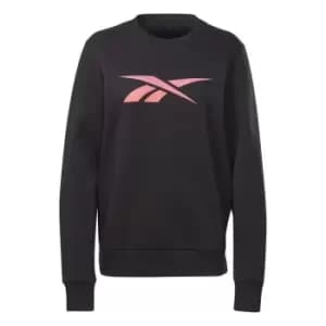 Reebok Victor Crew Sweat Womens - Black