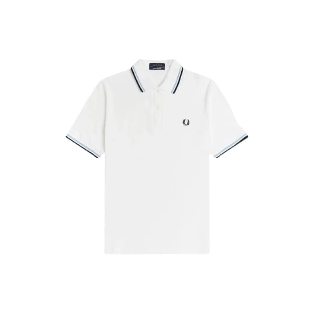 Fred Perry Polo shirt Fred Perry Twin Tipped Blanc Unisex 38