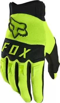 FOX Dirtpaw CE Motocross Gloves, black-yellow Size M black-yellow, Size M