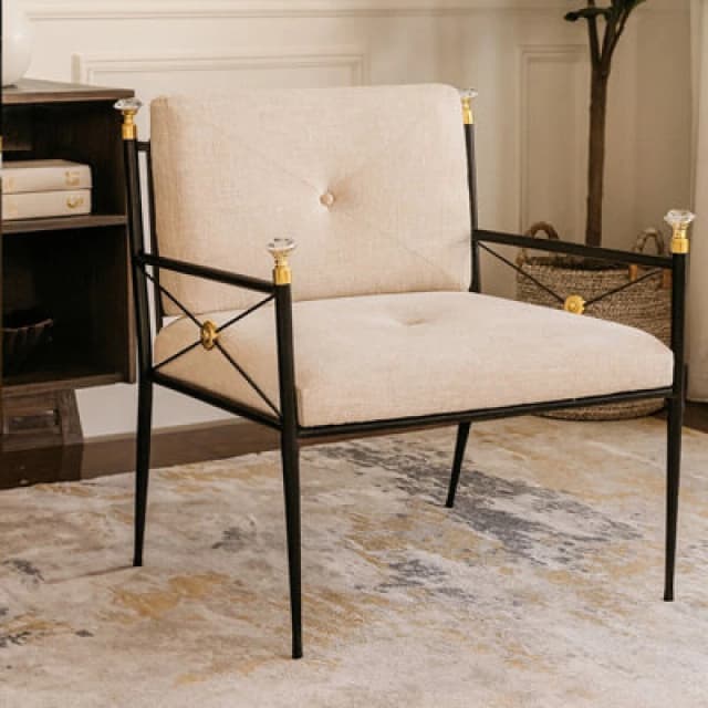 Orsina Glamorous Design Lounge Chair, Comfortable Occasional Arm Chair For Livingroom, Stylish Accent Armchair