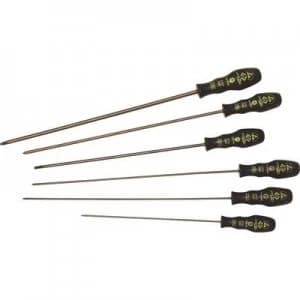 C.K. Workshop Screwdriver set 6 Piece Slot, Phillips, TORX socket