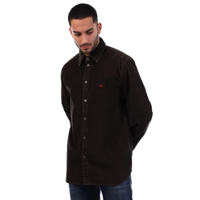 Diesel D-Simply Overshirt Brown male S