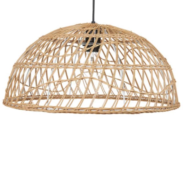 Beliani Pendant Lamp Ravine Rattan Natural