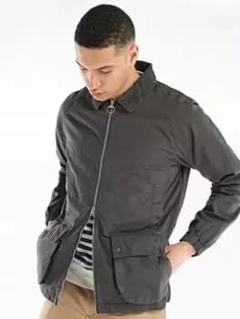 Barbour Domus Casual Jacket, Charcoal Size M Men
