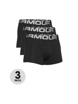 Under Armour Training Charged Cotton 3" 3 Pack - Black Size M Men