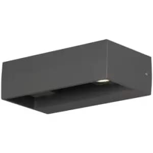 LED Wall Light Monza 2x6W Dark Grey Anthracite - Konstsmide