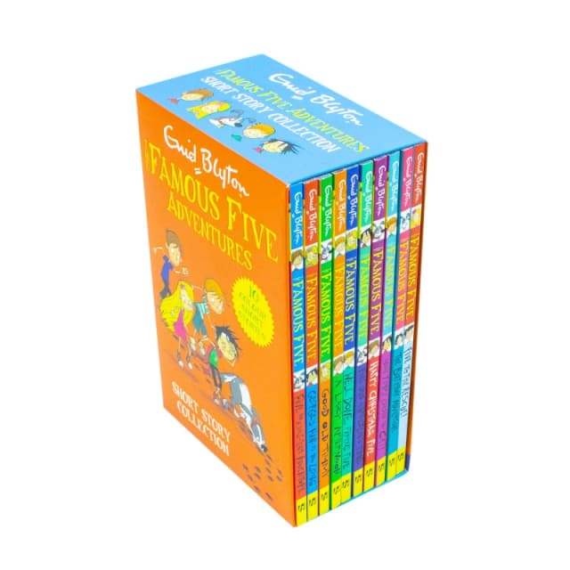 The Famous Five Adventures Short Story Collection 10 Books Box Set By Enid Blyton Enid Blyton Books