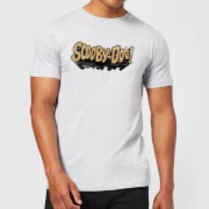Scooby Doo Retro Colour Logo Mens T-Shirt - Grey - 3XL