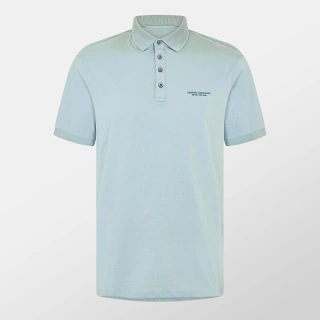 Armani Exchange Jersey Cotton Polo Shirt Blue U9212 male S