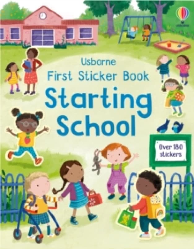 First Sticker Book Starting School : A First Day of School Book for Children Paperback / softback