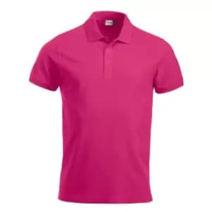 Clique Mens Classic Lincoln Polo Shirt (L) (Bright Cerise)