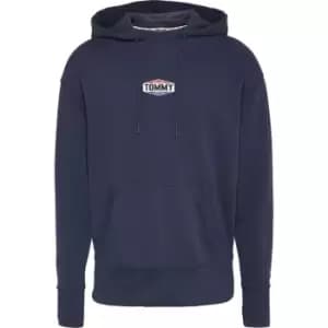 Tommy Jeans Patch Logo Hoodie - Blue