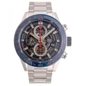 Carrera Calibre Heuer 01 Automatic Skeleton Dial Mens Watch