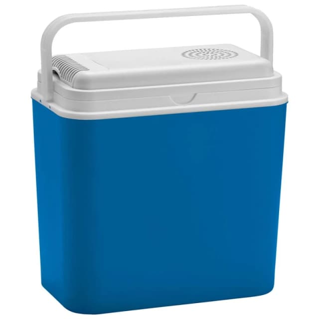 Harbour Housewares Electric Insulated Cool Box - 24L 12V - Outdoor Cool Food Drinks Fridge Freezer in Blue Blue Unisex