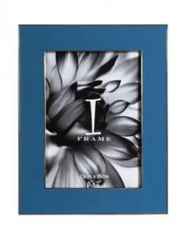 Die-Cast Blue Photo Frame - 5 X 7"