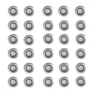 30 x 40mm Minisun White LED Decking Lights