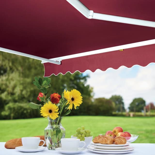Greenhurst Royal Red 2.5M Awning, Red 1143