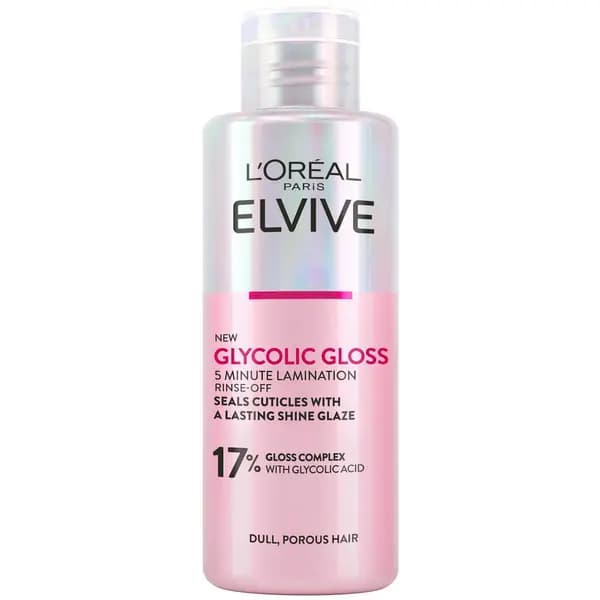 LOreal Paris Elvive Glycolic Gloss Rinse-Off 5 minute Lamination Treatment for Dull Hair 150ml