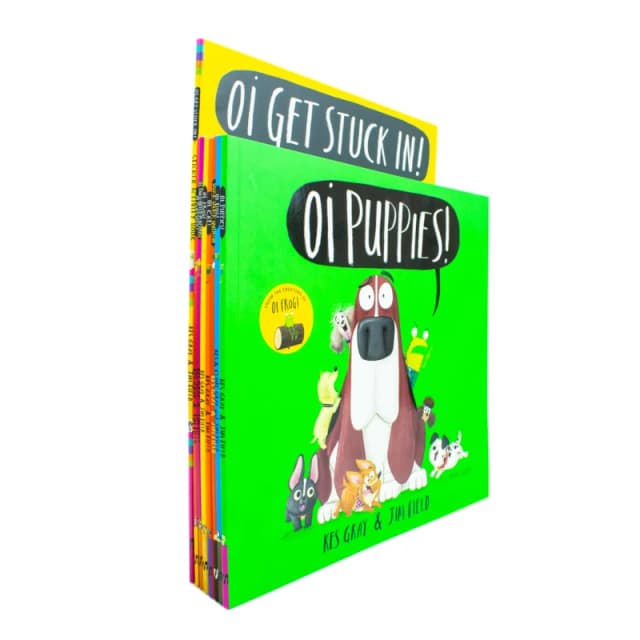 Oi Frog and Friends 8 Book Collection Kes Gray Oi Aardvark Oi Dog Oi Cat Oi Puppies Oi Duck Billed Platypus Oi Frog Kes Gray Books