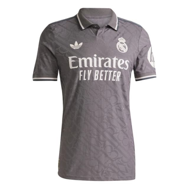 adidas adidas Real Madrid Authentic Third Shirt 24/25 Charcoal male L