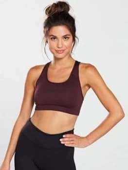 Nike Training Classic Medium Support Bra Burgundy Burgundy Size L Women