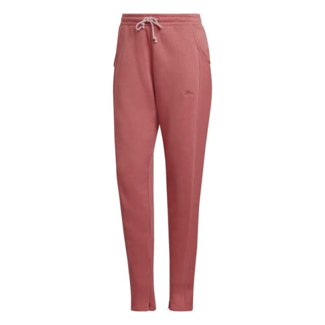 adidas All Szn Fleece Tapered Joggers Womens Tracksuit Bottom Red XS