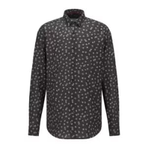 Boss Boss Lukas Floral Shirt Mens - Black