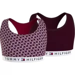 Tommy Hilfiger 2P Bralette Print - Red