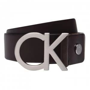 Calvin Klein Adjustable Buckle Belt - Turkish Coffee