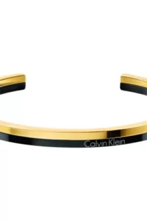 Ladies Calvin Klein PVD Gold plated Small Gorg Bico Bangle KJ5VBF20010S