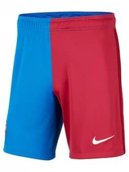 Nike FC Barcelona 21/22 Home Shorts - Blue Size M, Men