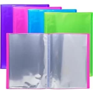 Iderama Display Book PP A4, 30 Pkts, 4 Assorted, 3 Packs of 4