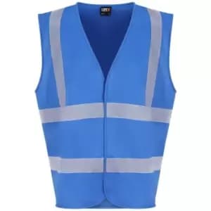 PRO RTX Unisex Adult Sleeveless Hi-Vis Vest (XL) (Sapphire Blue) - Sapphire Blue