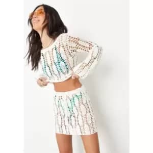 Missguided MINI SKIRT - White