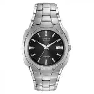 Citizen Eco Drive Mens Titanium Bracelet Watch