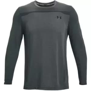 Under Armour Armour Seamless Long Sleeve T Shirt Mens - Grey