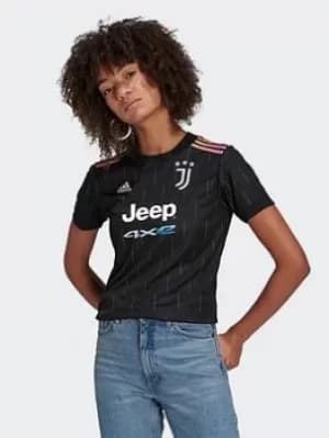adidas Juventus 21/22 Away Jersey, Black Size M Women
