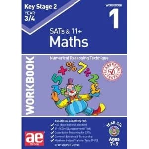 KS2 Maths Year 3/4 Workbook 1 Numerical Reasoning Technique Paperback / softback 2018
