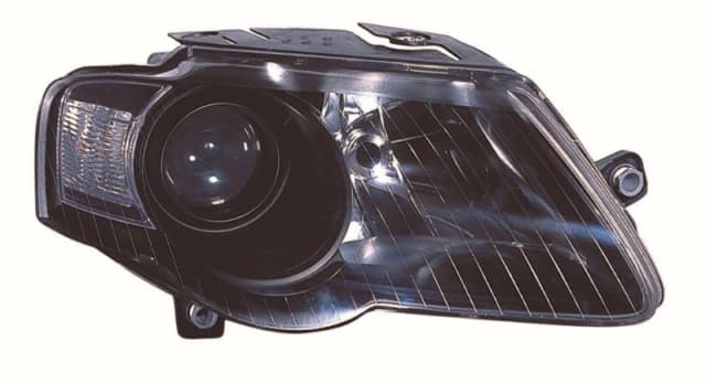 ALKAR 2762118 Headlights H7/H7, with electric motor, Right, Housing with Black interior Headlight (259)