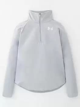 Under Armour Girls Tech Graphic 1/2 Zip, Grey, Size XL=13-15 Years, Women