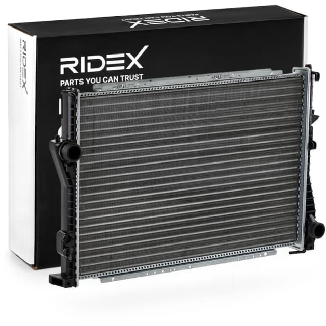 RIDEX 470R0291 Engine radiator Aluminium, Manual-/optional automatic transmission Radiator,engine cooling (470)