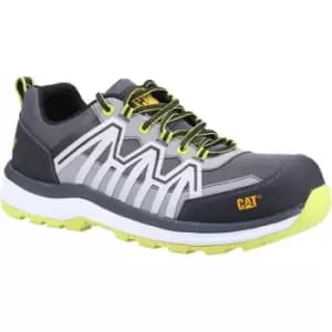 Caterpillar Unisex Adult Charge Leather Safety Trainers (10 UK) (Lime Green/Black/White)