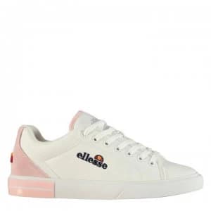 Ellesse Taggia Textured Trainers - Wht/Almd Blssm