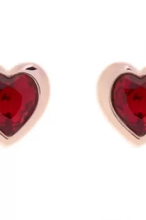 Ted Baker Ladies Rose Gold Plated Crystal Stud Earrings TBJ1654-24-22