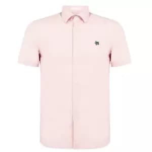 Ted Baker Fonsho Short Sleeve Shirt - Pink