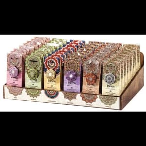 Set of 48 Karma Incense Cones In Display