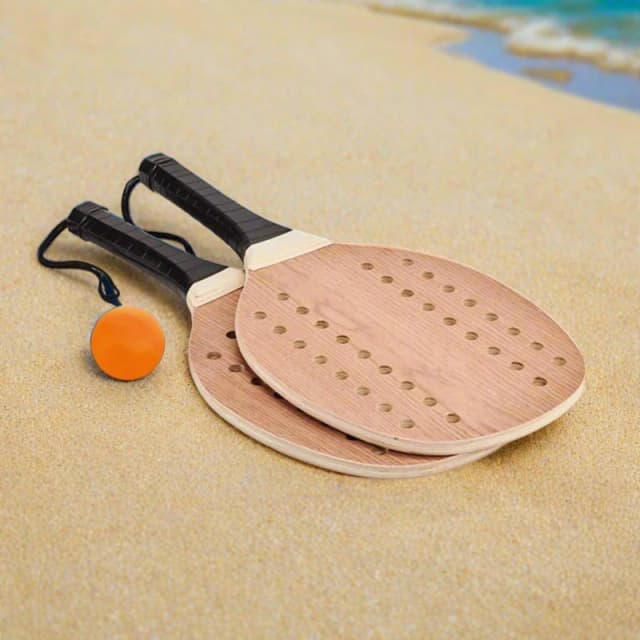 Treat Republic Rosewood Beach Tennis Set Beige unisex Standard